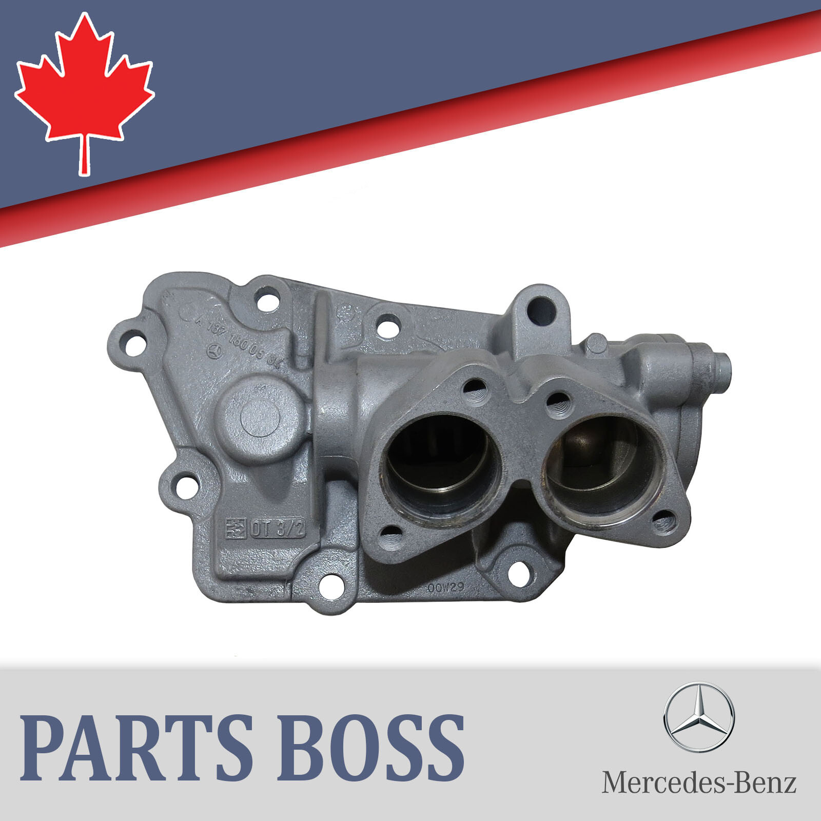 Mercedes CL600 S600 2001-2006 OEM Engine Oil Cooler Housing