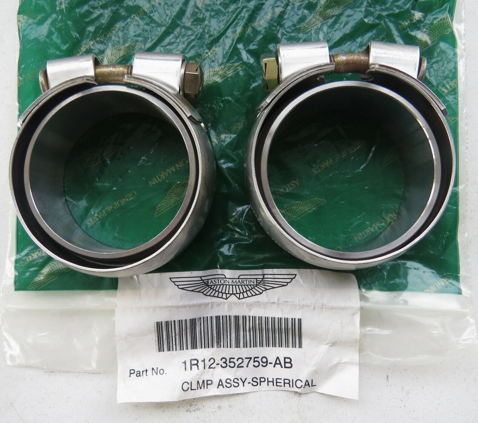Aston Martin V12 Vanquish 2001-2007 OEM Clamp Set of 2 - Image 8