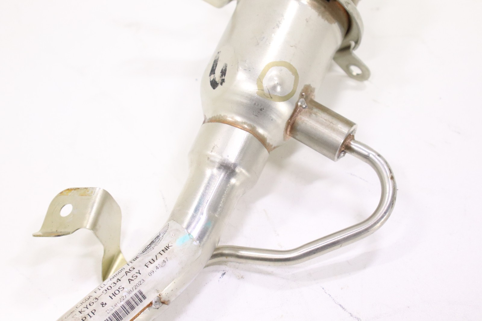 Aston Martin Vantage 2019-2024 OEM Fuel Filler Pipe & Hose Assembly - Image 12