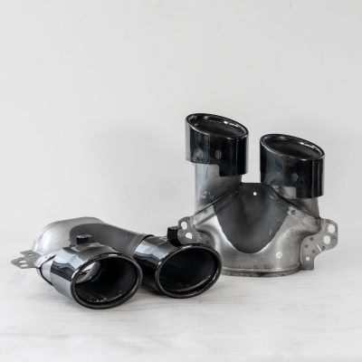 Mercedes C43 GLC43 AMG Exhaust tip SET OEM 2019 2020 2021 2022 Black