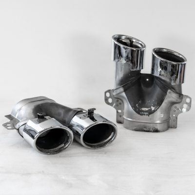 Mercedes C43 GLC43 AMG Exhaust tip SET OEM 2019 2020 2021 2022 2023 2024 Chrome
