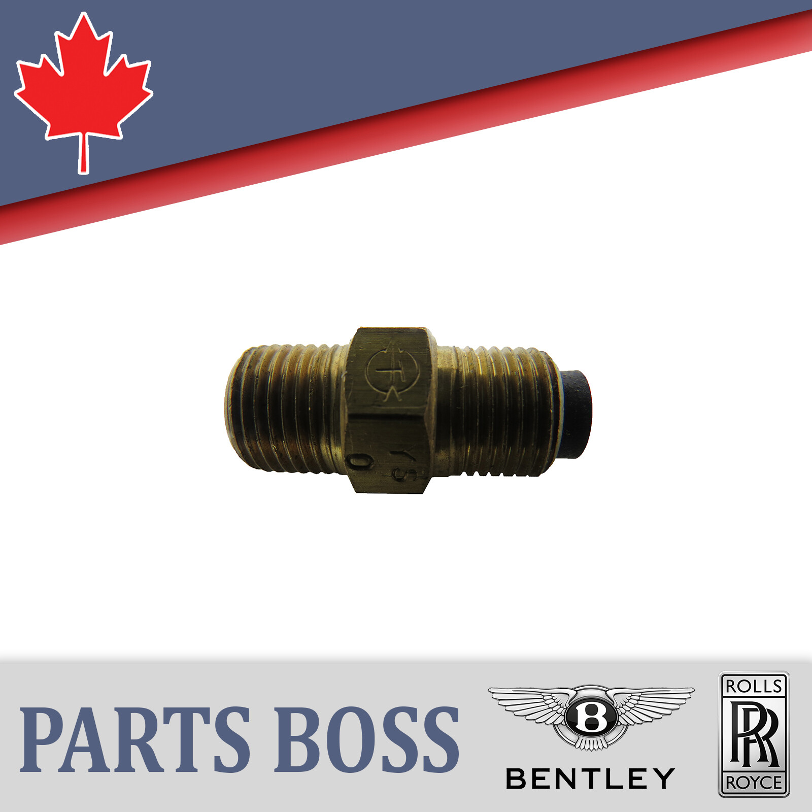 Bentley Rolls Royce 1955-1958 OEM NEW Chassis Lubrication Meter Valve (Straight)