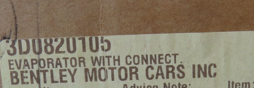 Bentley Continental 2003-2018 OEM A/C Air Conditioning Evaporator Radiator - Image 12