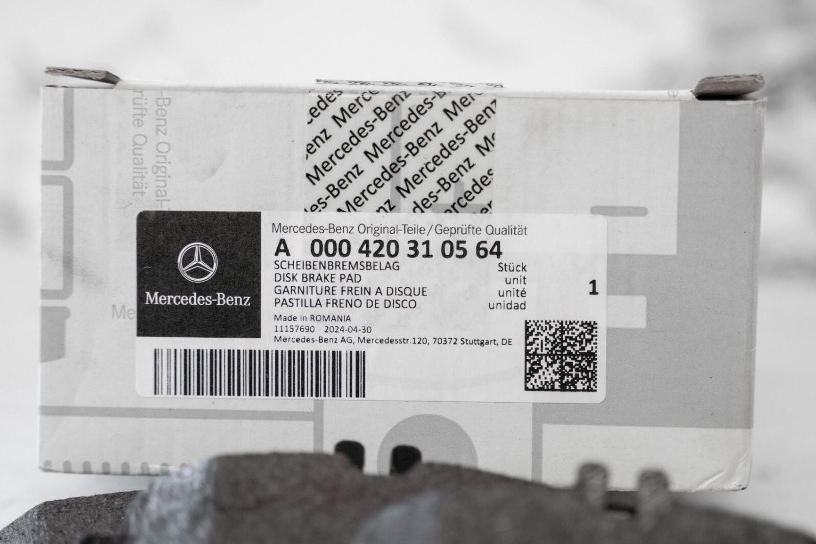 Mercedes S450 S550 S560 Brake disc rotor & pad set REAR OEM Genuine 2014-2020 - Image 20