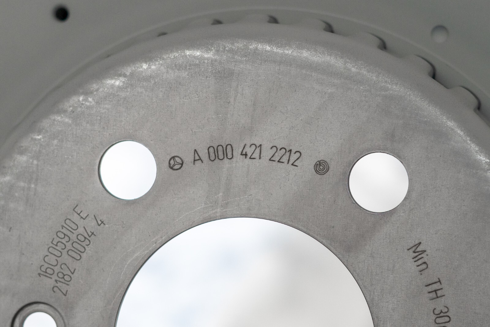 Mercedes C300 C400 Brake Disc Front set OEM 2015-2023 AMG P31 Genuine - Image 4