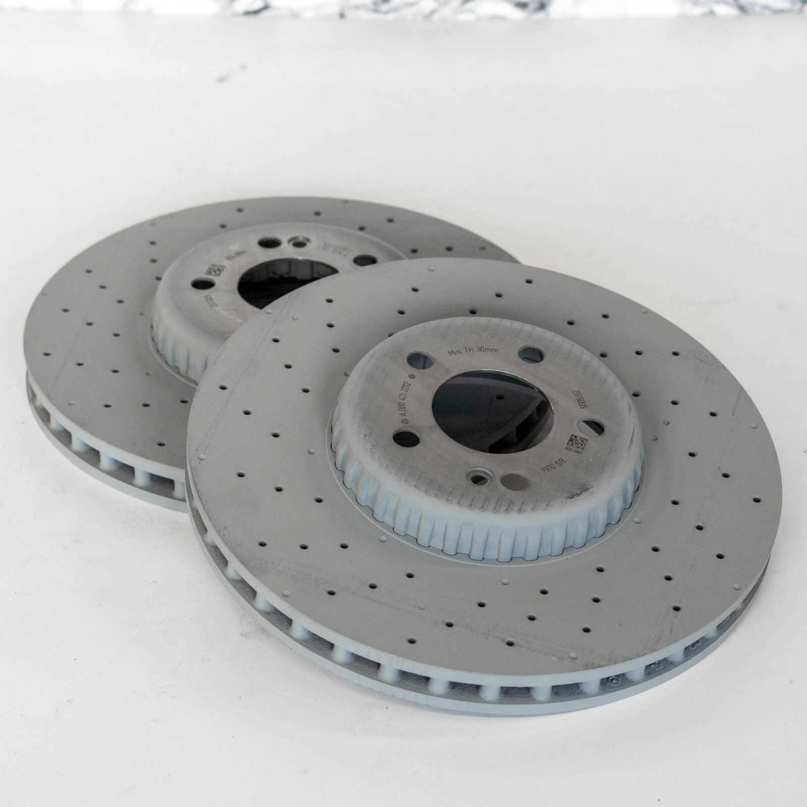 Mercedes C300 C400 Brake Disc Front set OEM 2015-2023 AMG P31 Genuine - Image 2