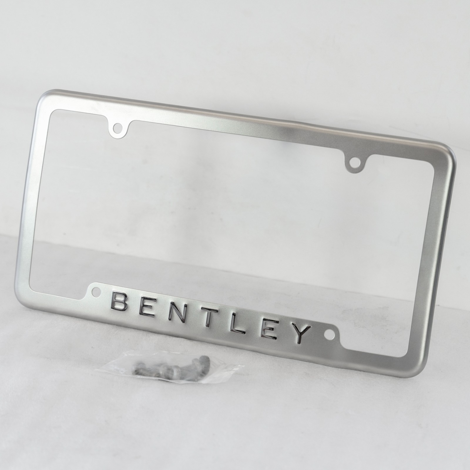 Bentley Continental GT GTC Rear License plate frame 2003-2012 Genuine Original