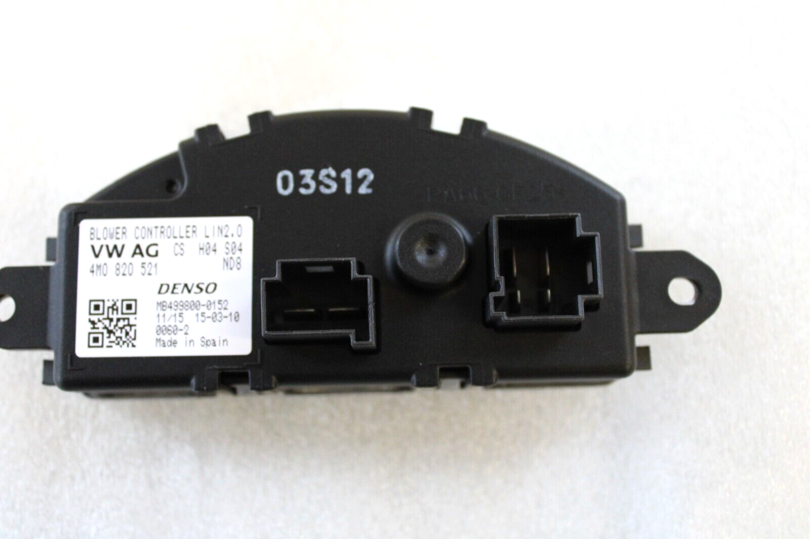 Bentley Bentayga Audi 2017-2022 OEM New HVAC Blow Motor Control Module – Image 2