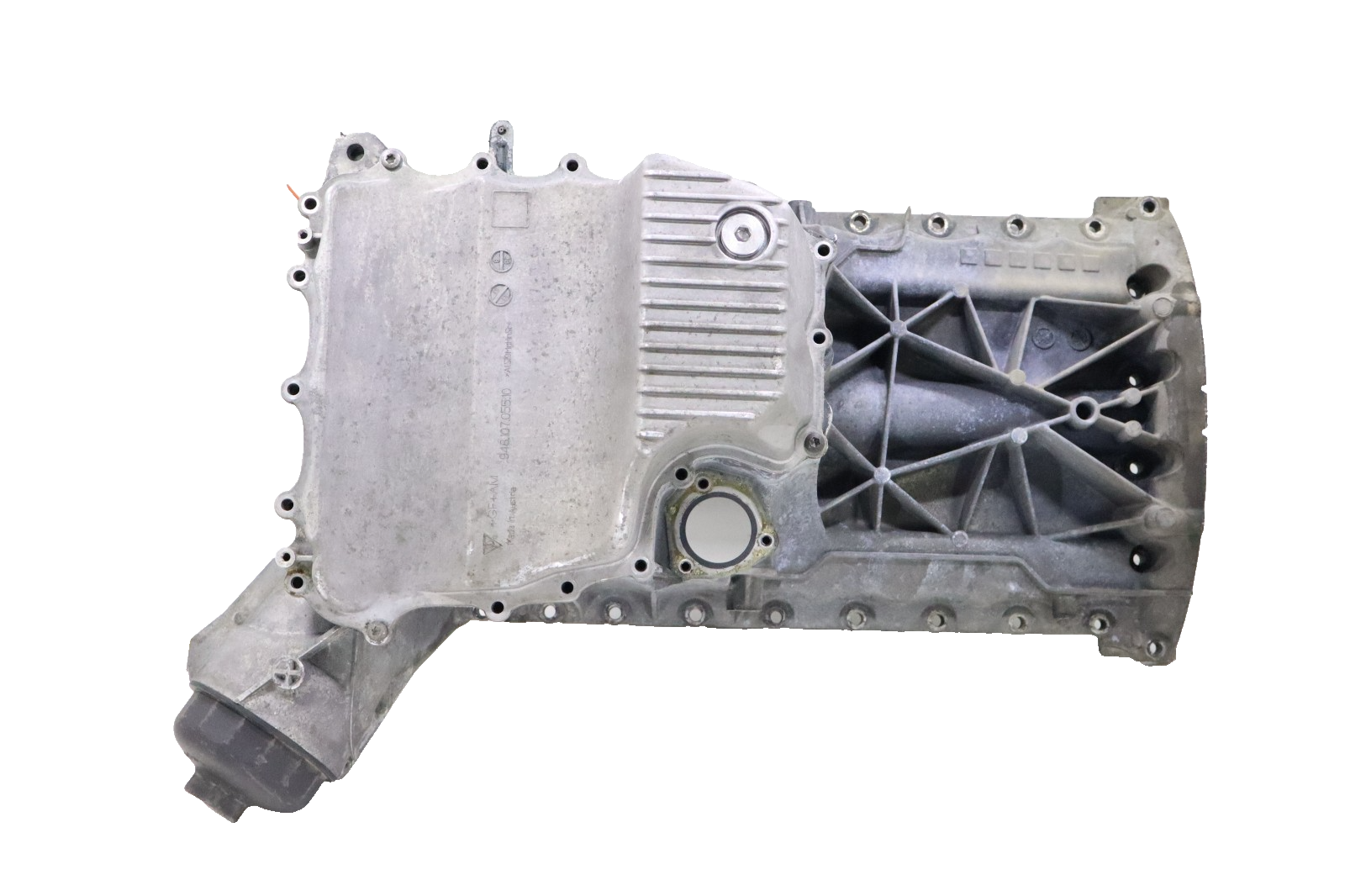 Porsche Cayenne 4.8L V8 2011-2018 OEM Engine Oil Pan Upper & Lower