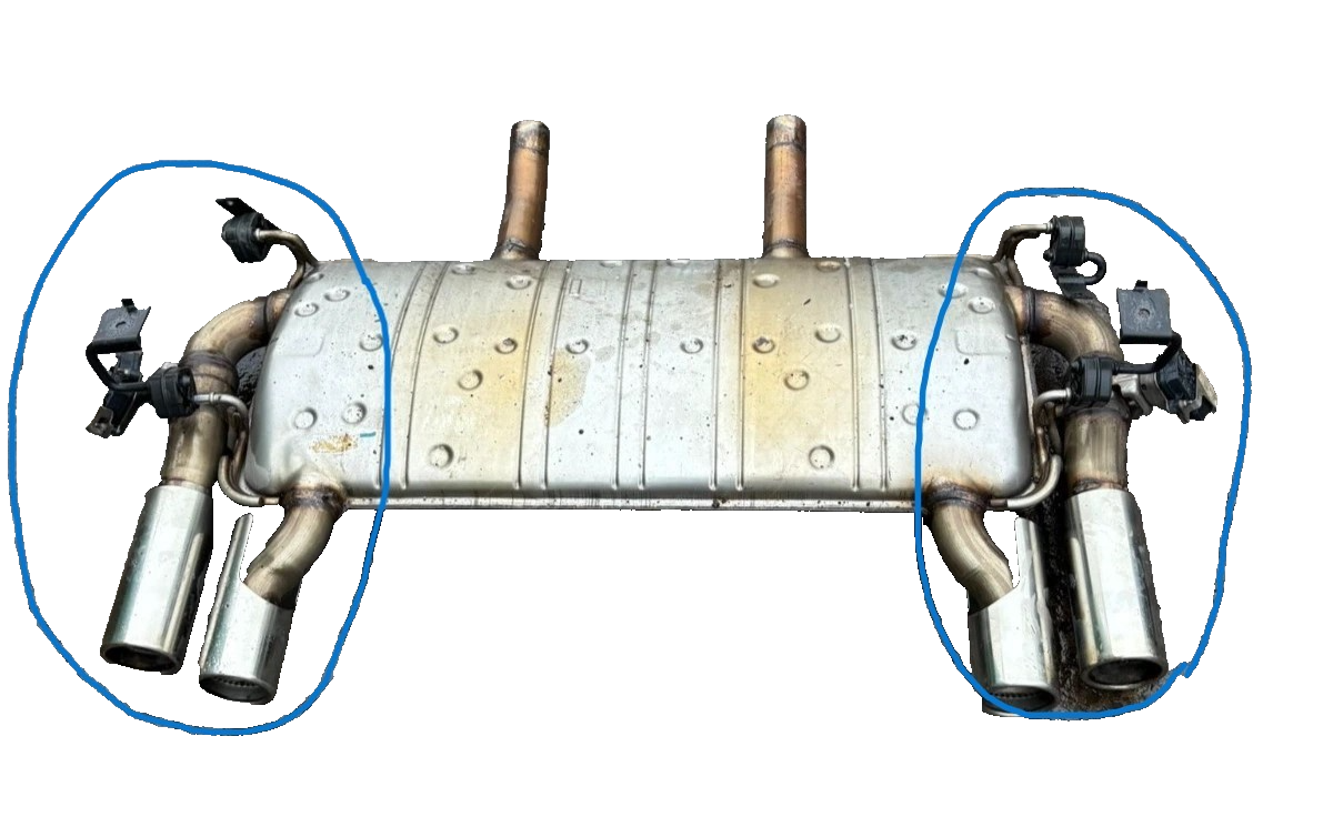 Jaguar F-Type X152 5.0L 2022-2024 OEM Exhaust Muffler Tail Pipe Set Left & Right - Image 2