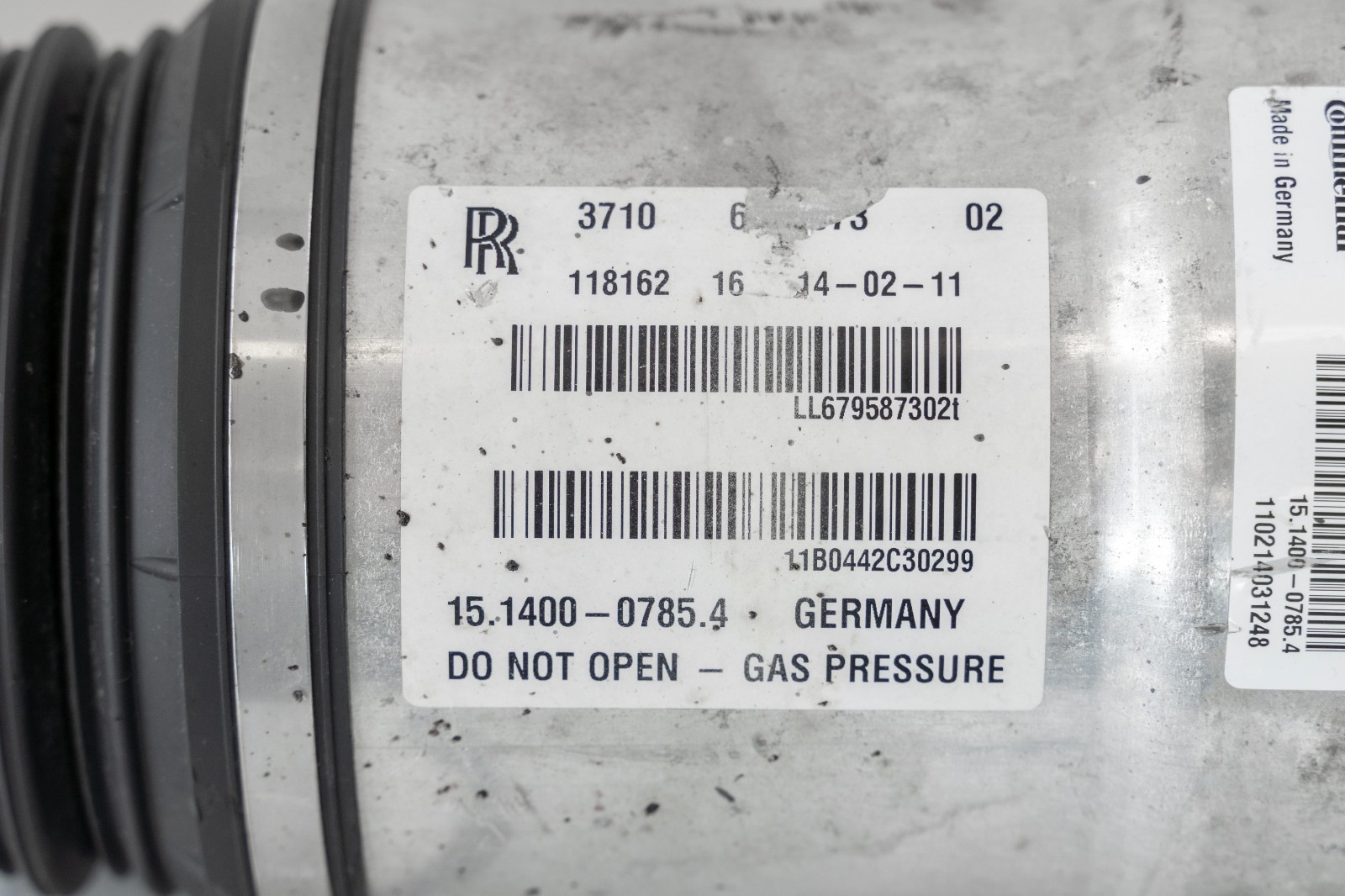 Rolls Royce Ghost Rear Left Driver Air Spring Shock Absorber OEM 2009-2019 - Image 4