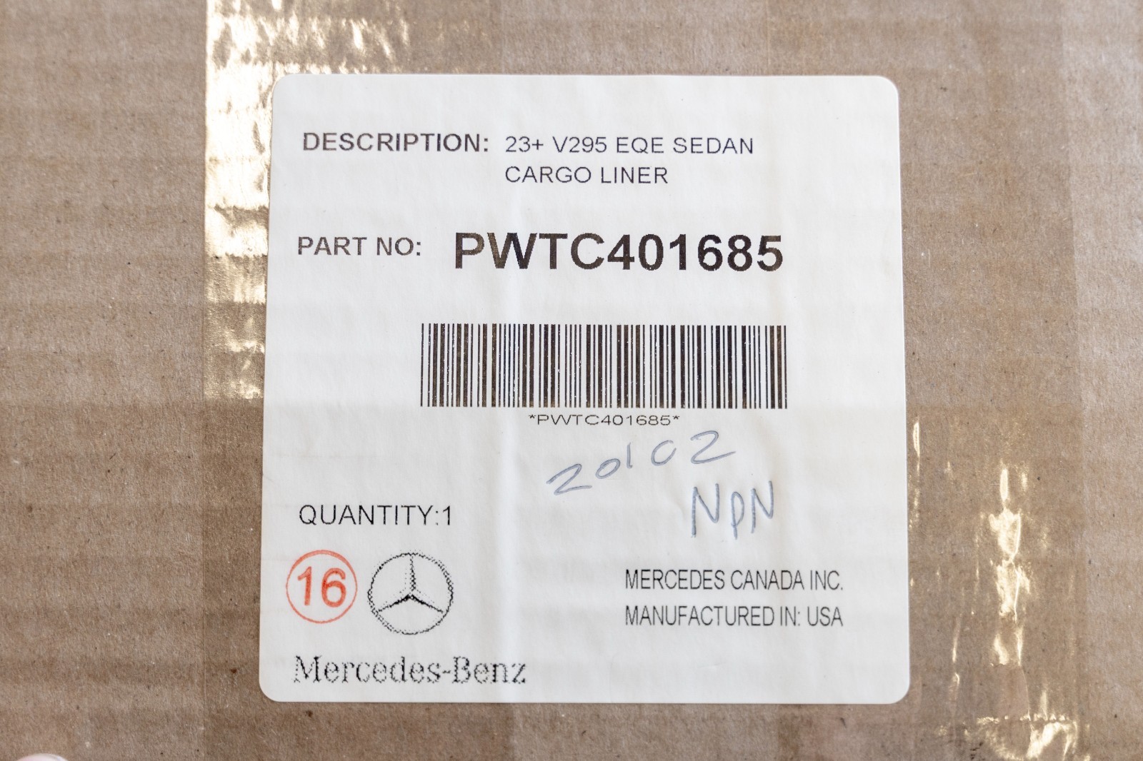 Mercedes EQE350 EQE500 EQE AMG Sedan OEM 2023-2026 Genuine Original Trunk Mat - Image 11