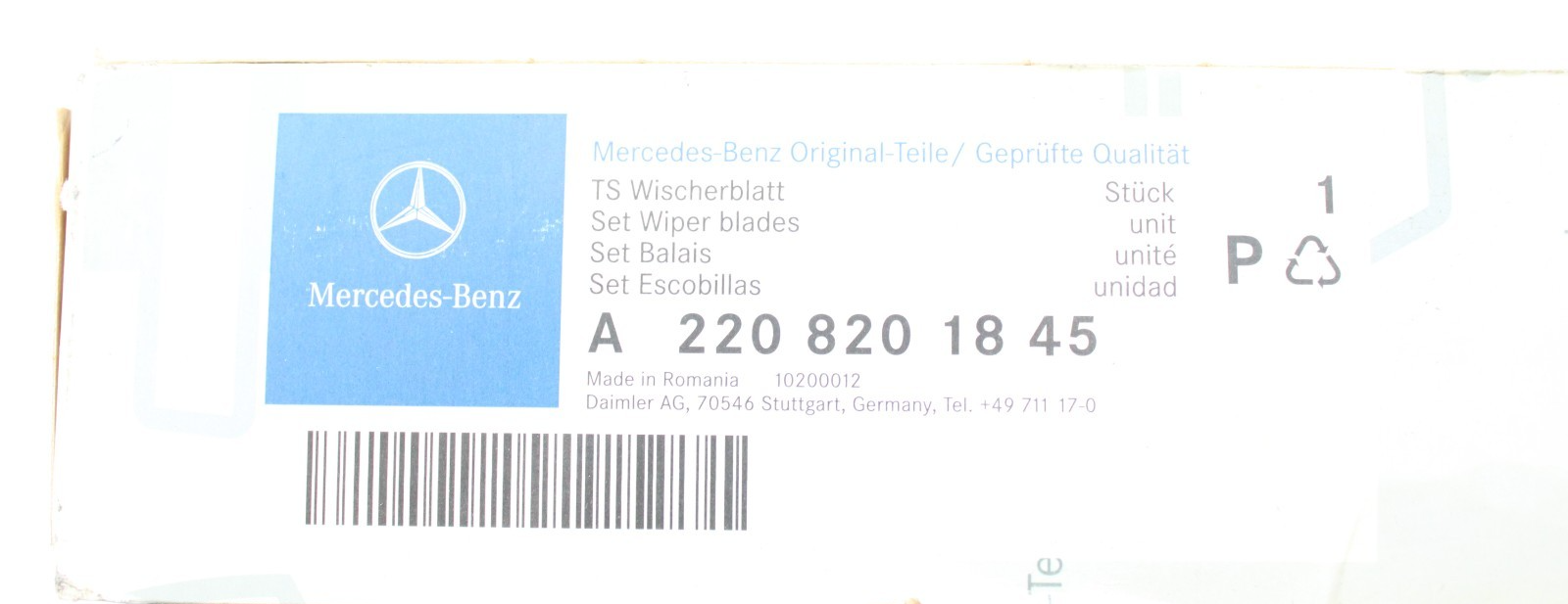 Mercedes S420 S430 S500 S600 S55 1998-2006 OEM NEW Windshield Wiper Blade Set – Image 13