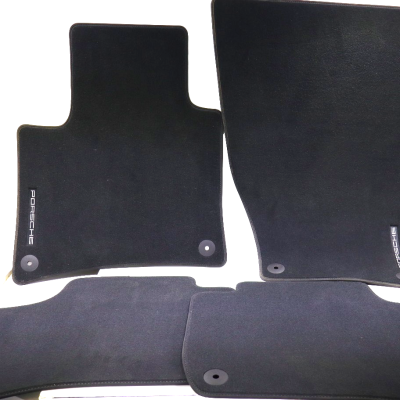 Porsche Cayenne 958 2010-2015 OEM NEW Carpet Floor Mats Set 4 PCS Black