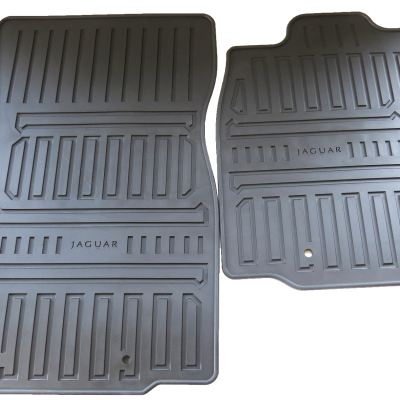 Jaguar XJ XJR575 2016-2019 OEM NEW Rubber Floor Mats Set of 2PCS Front