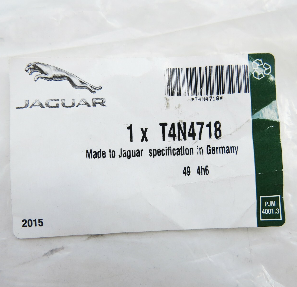 Jaguar XE 2017-2020 OEM NEW Window Molding Weatherstrip Front Right Upper - Image 12