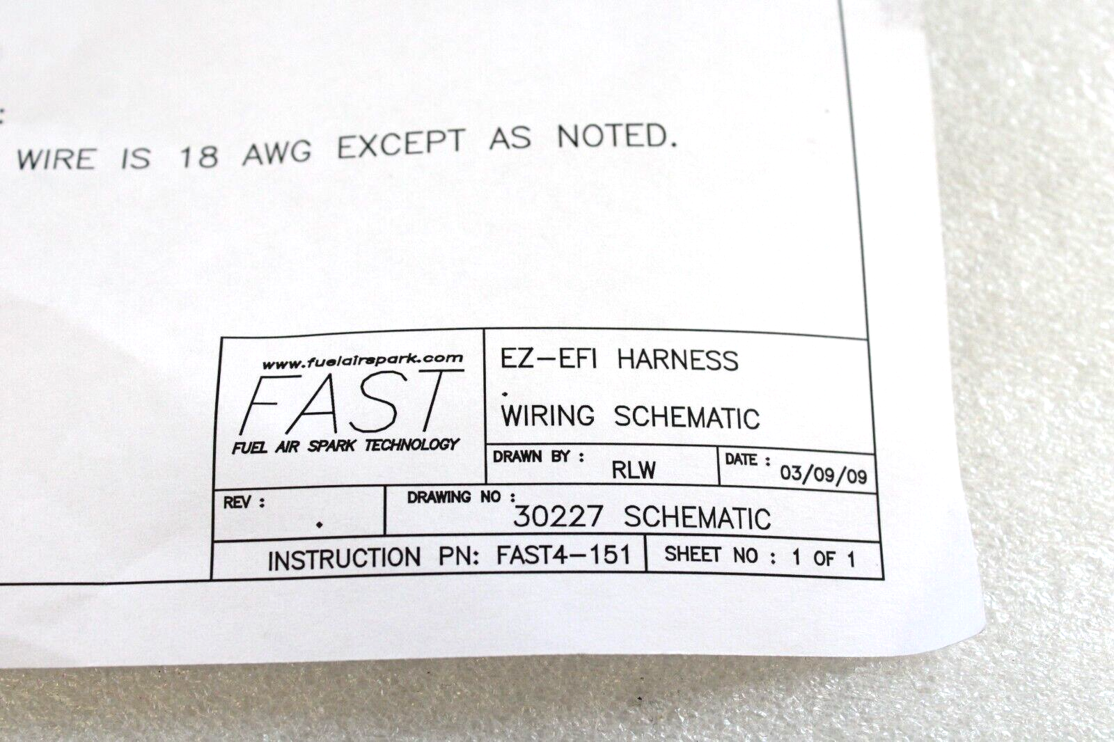 FAST EZ-EFI OEM Self Tuning Fuel Injection System Base Kit 30226-EZ - Image 20