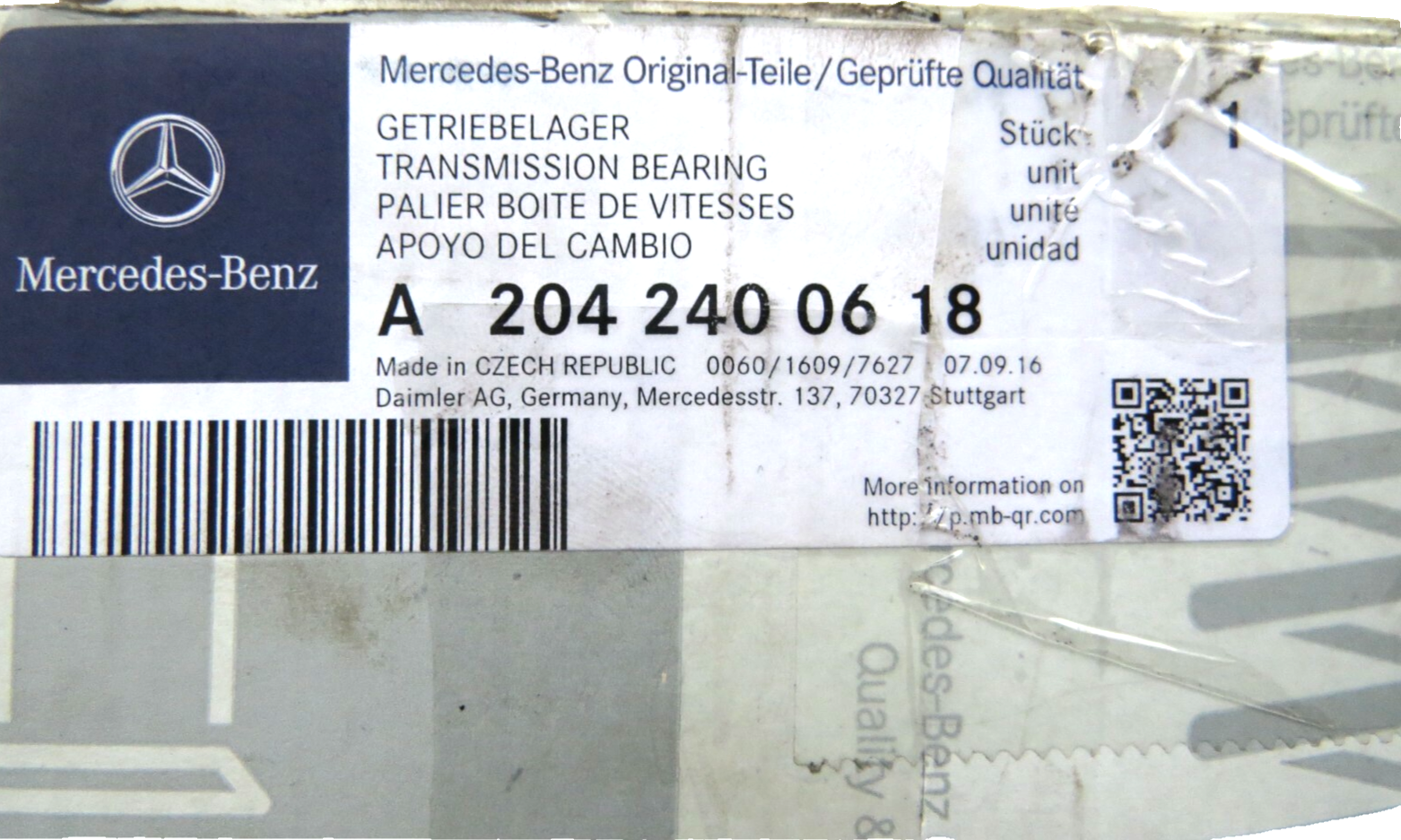 Mercedes C300 C350 CL550 CLS400 E350 S350 2008-2017 OEM Transmission Mount Rear - Image 11
