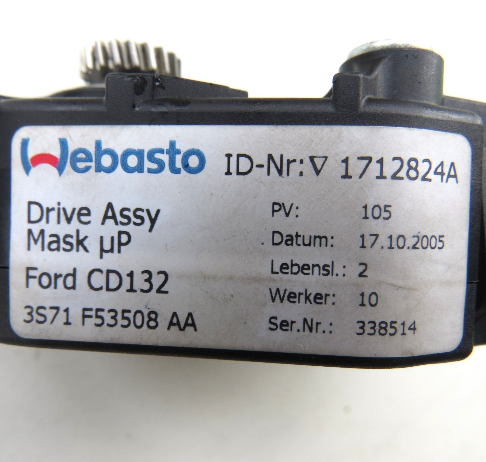 Jaguar X-Type 2002-2008 OEM NEW Sunroof Motor – Image 5