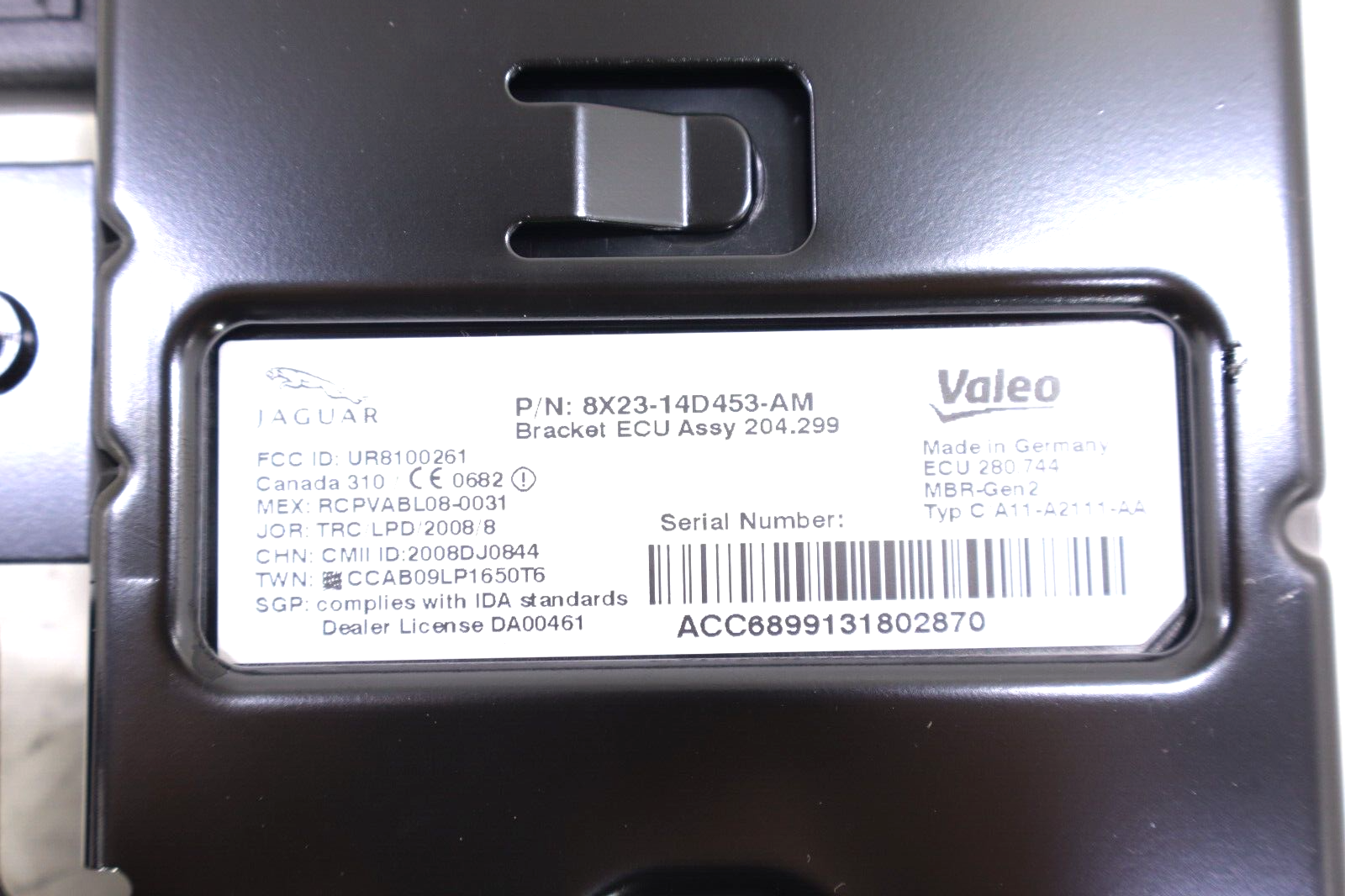 Jaguar XF X250 2009 OEM NEW Blind Spot Radar Sensor Module - Image 10